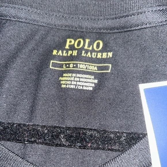 Polo Ralph Lauren Men’s Classic Fit Black Long-Sleeve Shirt Size Large - Picture 4 of 4